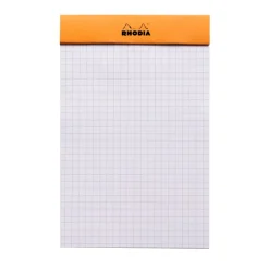 Rhodia - Bloc notes - 11 x 17 cm - petits carreaux - 80g