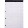 Rhodia - Bloc notes - A4 + - 160 pages - petits carreaux - noir
