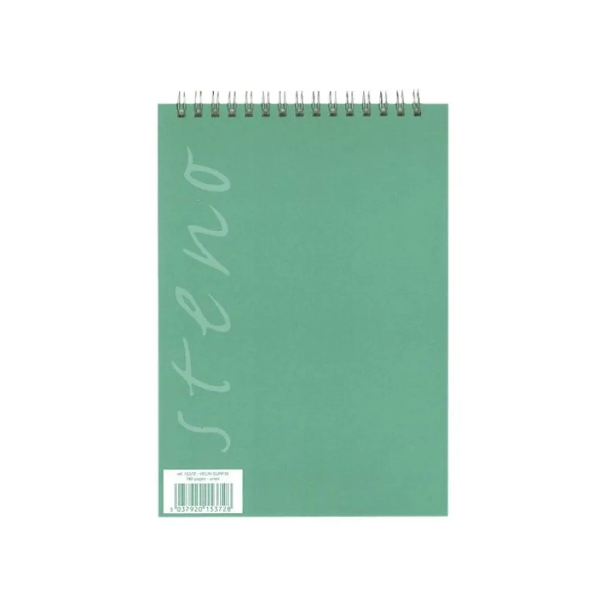 Rhodia - Bloc notes à spirale STENO - A5 - blanc - 52g