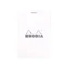 Rhodia - Bloc notes N°11 - A7 - 160 pages - petits carreaux - 80g - blanc