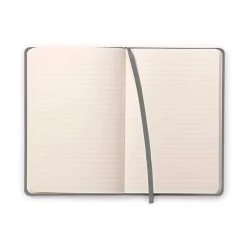 RHODIA - Cahier de notes - A5 (140 x 210 mm) - 96 feuilles / 192 pages - papier ivoire - doublé - couverture argentée