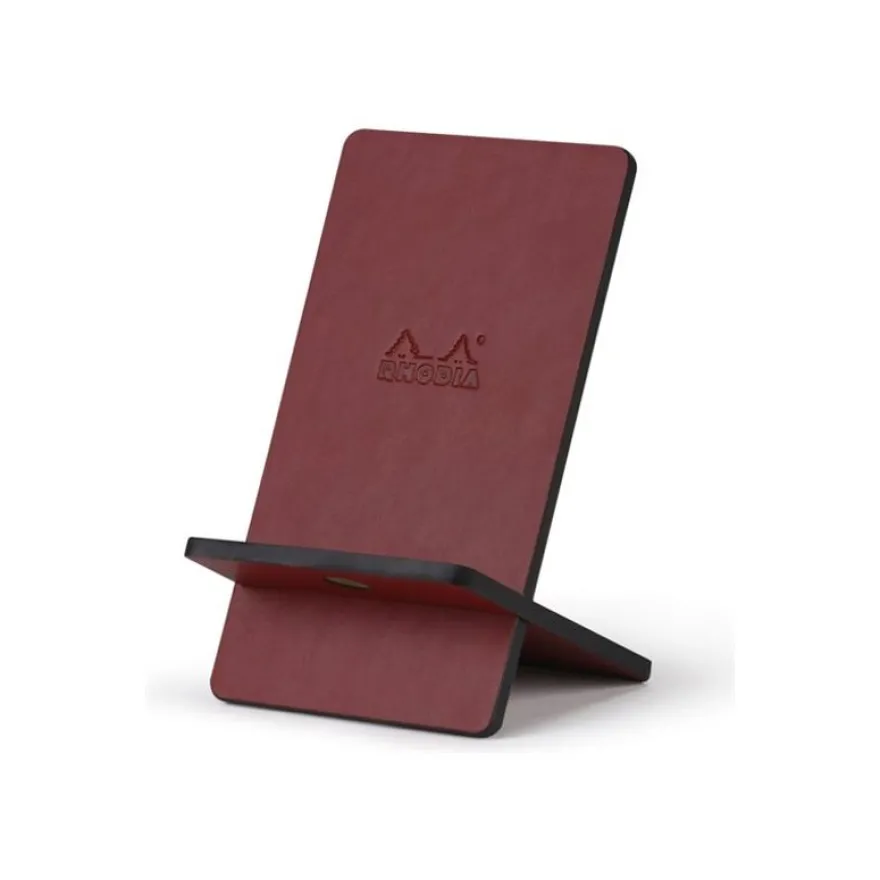 RHODIA - Socle pour téléphone portable - lie de vin