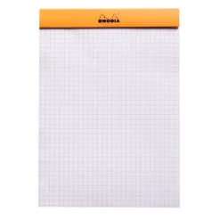 Rhodia Classic - Bloc notes - A5 - 80 pages - petits carreaux - 80g