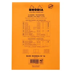 Rhodia Classic - Bloc notes - A5 - 80 pages - petits carreaux - 80g