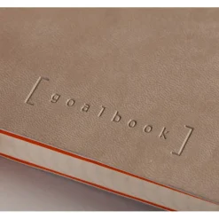 Rhodia Goalbook - Carnet souple A5 - 224 pages numérotées - petits carreaux - taupe