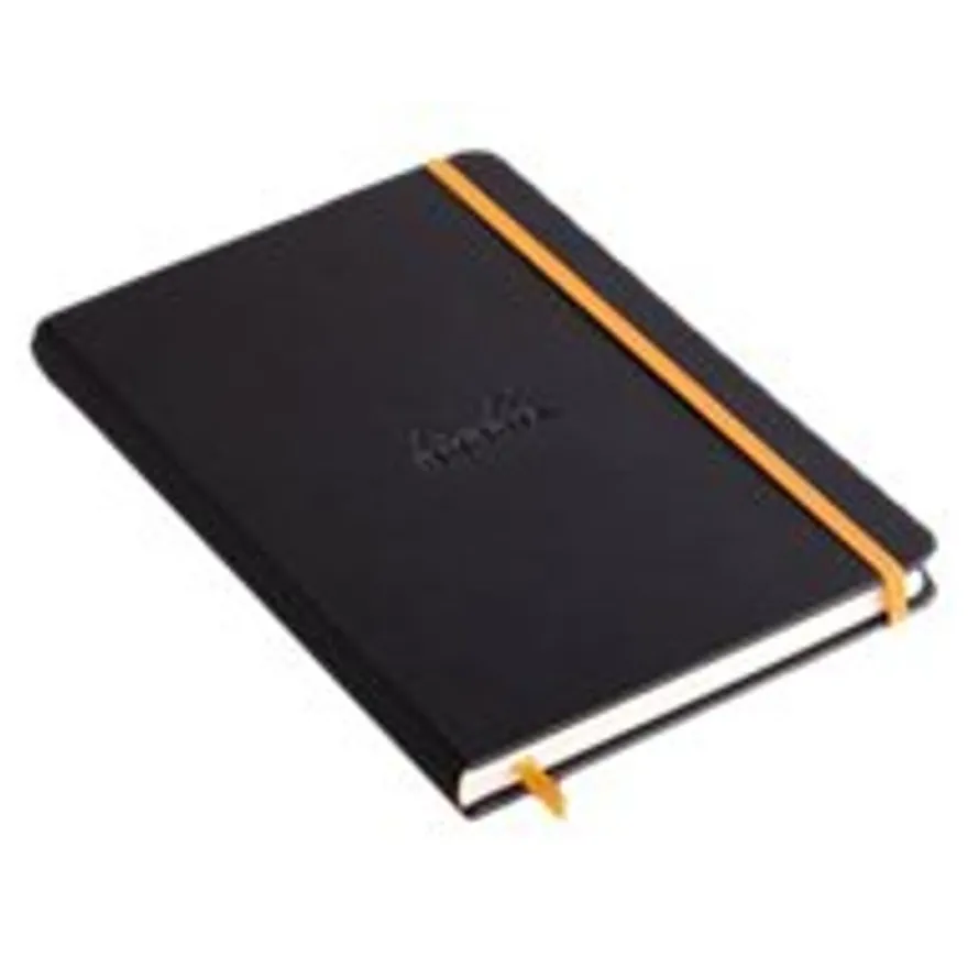 RHODIA Rhodiarama - Carnet de notes - A5 - 192 pages - ligné - noir