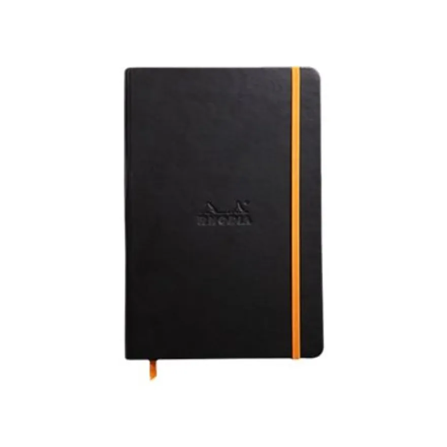 RHODIA Rhodiarama - Carnet de notes - A5 - 192 pages - ligné - noir