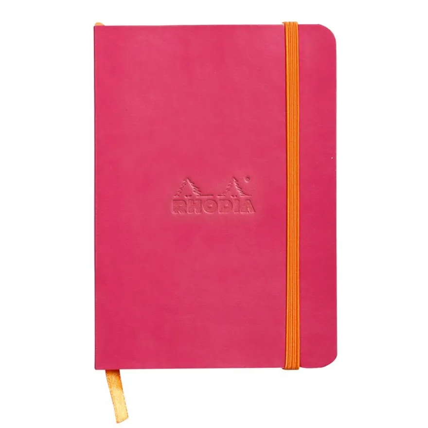 RHODIA Rhodiarama - Carnet souple A6 - 144 pages - ligné - framboise