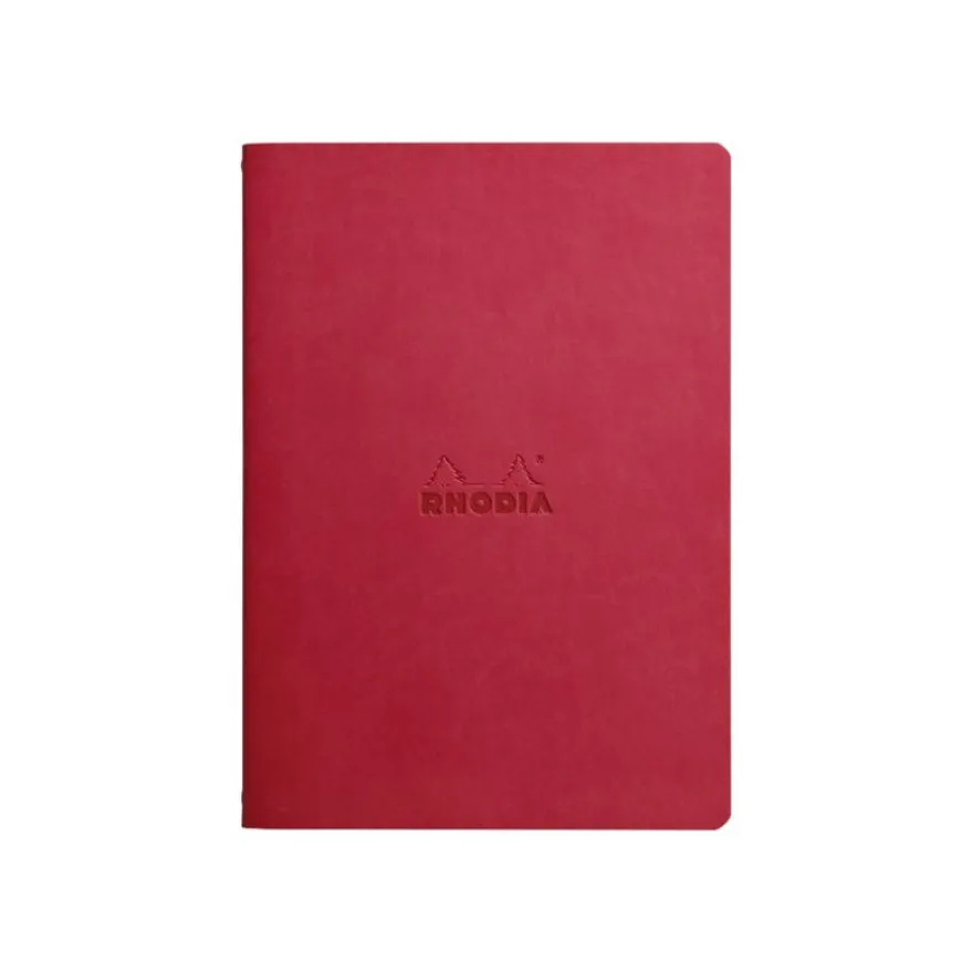 RHODIA Rhodiarama - Carnet de notes - A5 - 64 pages - ligné - coquelicot