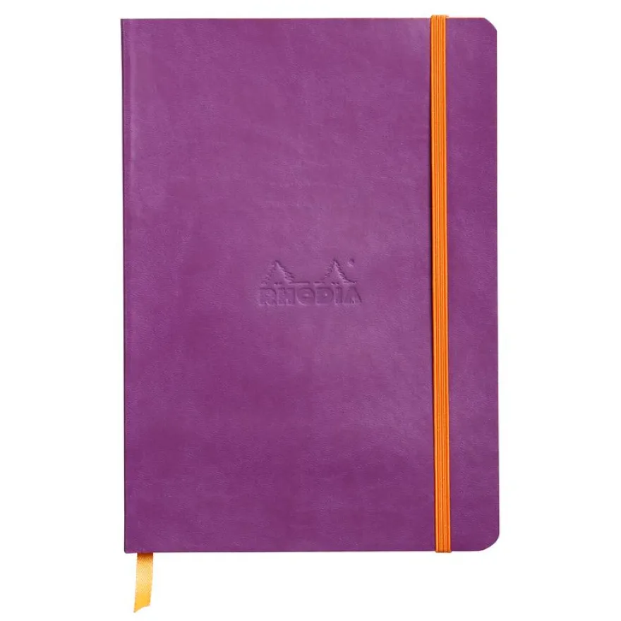 RHODIA Rhodiarama - Carnet souple A5 - 160 pages - ligné - violet