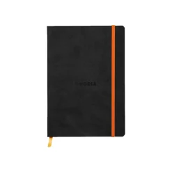 RHODIA Rhodiarama - Carnet souple A5 - 160 pages - ligné - noir
