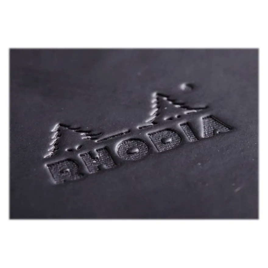 RHODIA Rhodiarama - Carnet souple A5 - 160 pages - ligné - noir