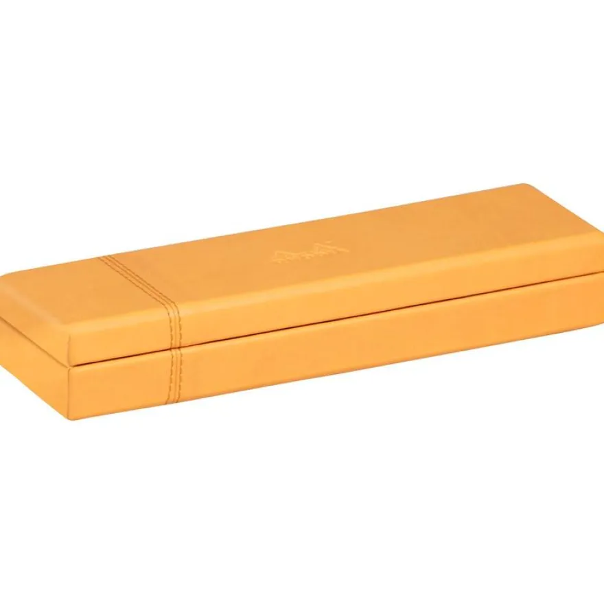 RHODIA Rhodiarama - Trousse plumier - orange - en polyuréthane
