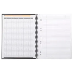 Rhodiactive Notebook - Cahier à spirale A4+ (21 x 31,8 cm) - 160 pages - ligné avec marge - noir