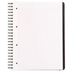 RhodiActive Probook - Cahier A4+ (22,5 x 29,7 cm) - 160 pages - petits carreaux (5x5 mm) - noir