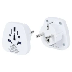 Riva Case Alamillo Travel adapter World to EU - Adaptateur pour prise d'alimentation - tripolaire (F) pour power CEE 7/7 (M) - 100-250 V - 10 A