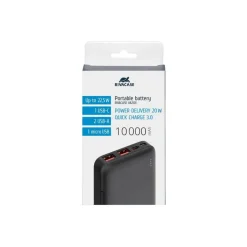 Riva Case Rivapower VA2101 - Batterie externe - 10000 mAh - noir