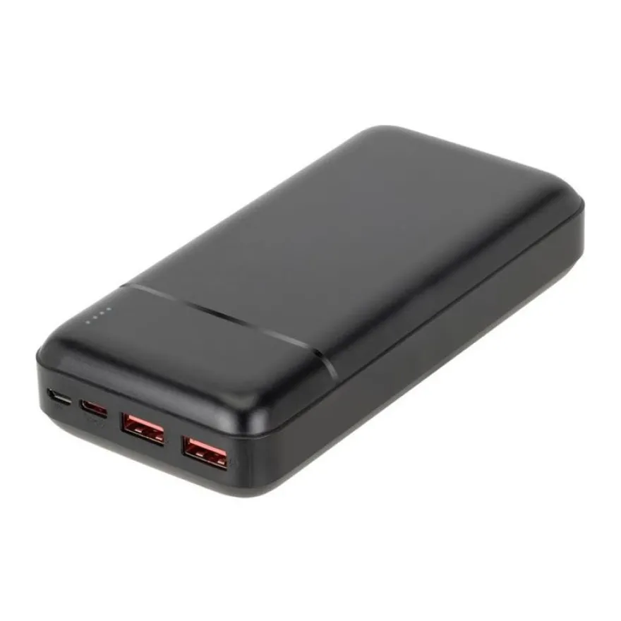 Riva Case Rivapower VA2102 - Banque d'alimentation - QC / PD, portable - 5 / 9 / 12 V - 22.5 Watt - lithium-polymère - 20000 mAh - 74 Wh - connecteurs de sortie : 3 - noir