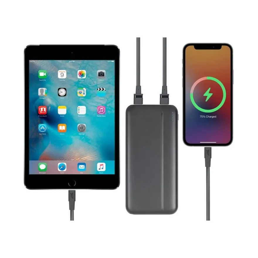 Riva Case Rivapower VA2031 - Batterie externe - 10000 mAh - noir
