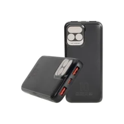 Riva Case Rivapower VA2511 - Batterie externe - 10000 mAh - Fast Charge - noir