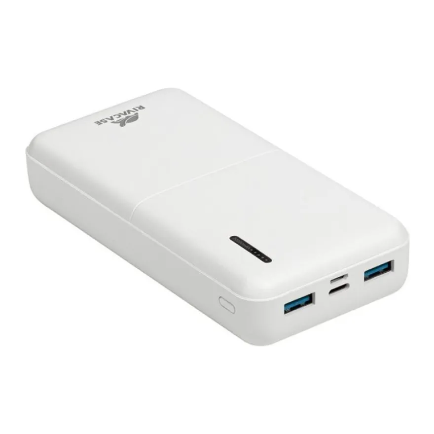 Riva Case Rivapower VA2572 - Batterie externe - 20000 mAh - blanc