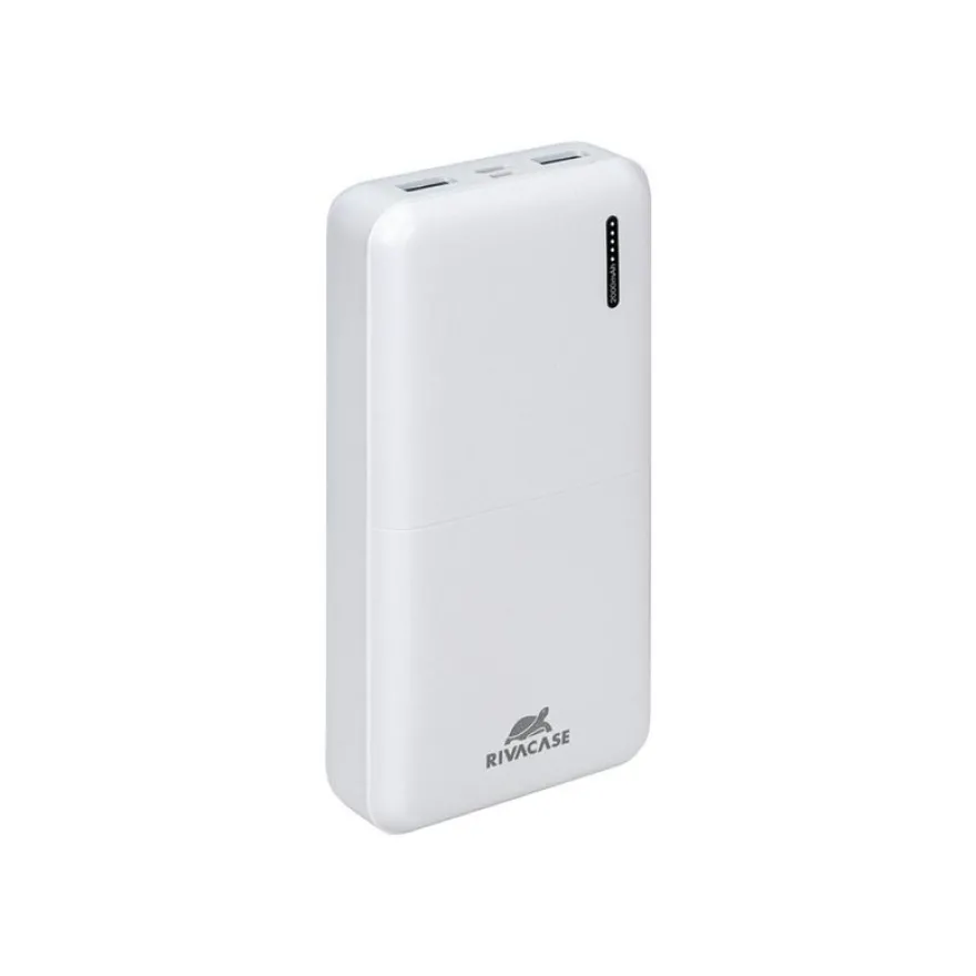 Riva Case Rivapower VA2572 - Batterie externe - 20000 mAh - blanc