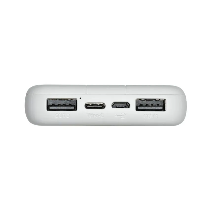 Rivacase - Batterie externe - 10000 mAh - blanc