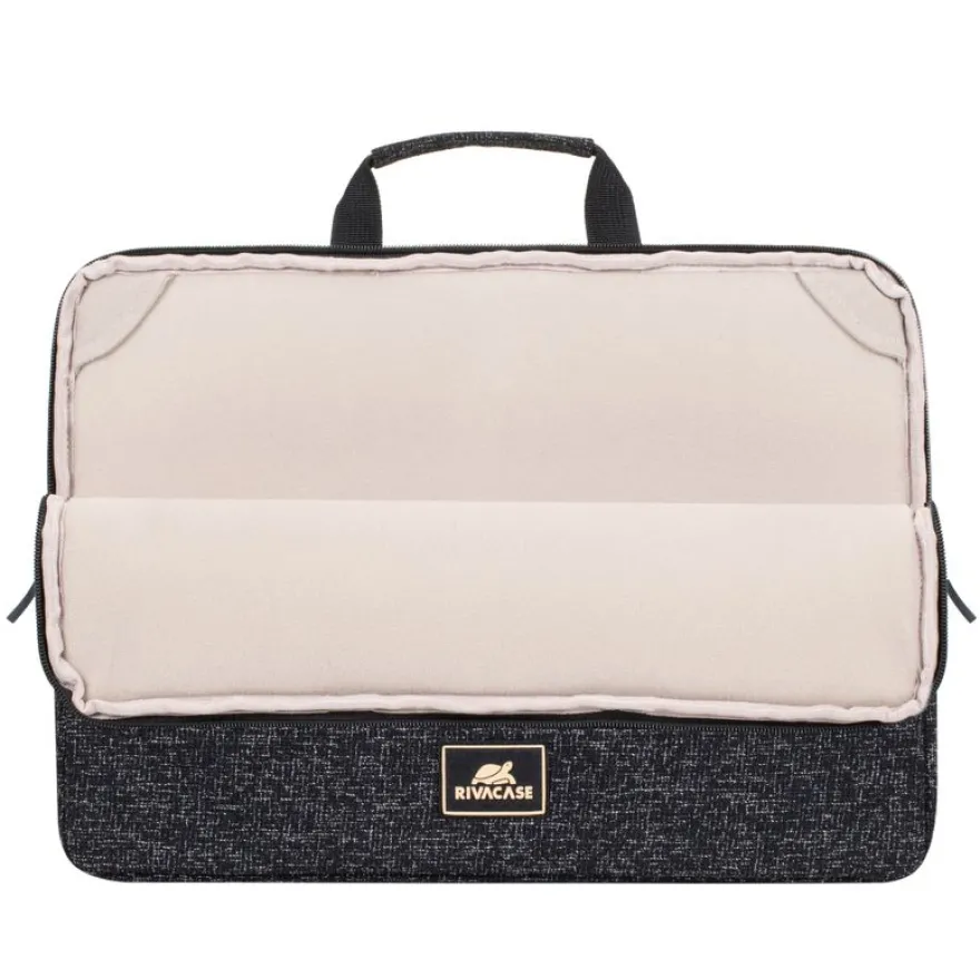 RIVACASE Anvik - Housse avec poignée pour ordinateur portable 15,6" - noir