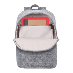 RIVACASE Anvik - Sac à dos pour ordinateur portable 15,6" - gris clair