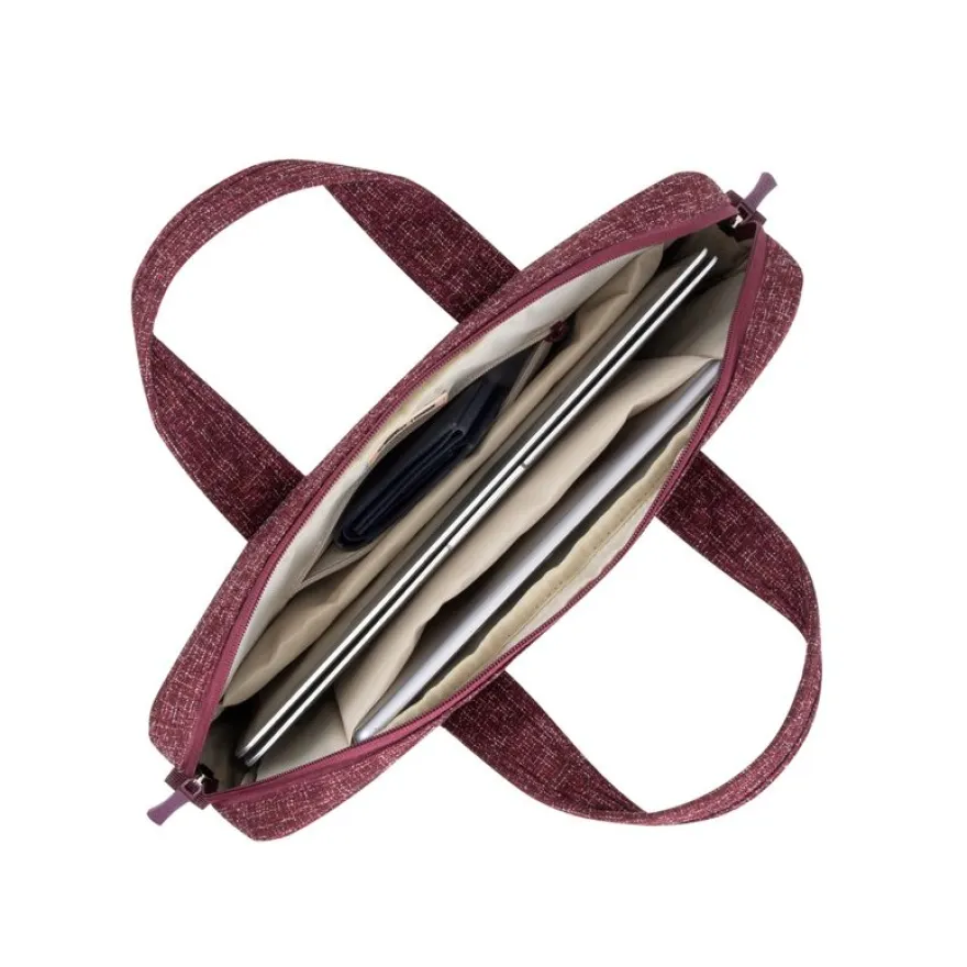 RIVACASE Anvik - Sacoche pour ordinateur portable 14" - rouge bourgogne