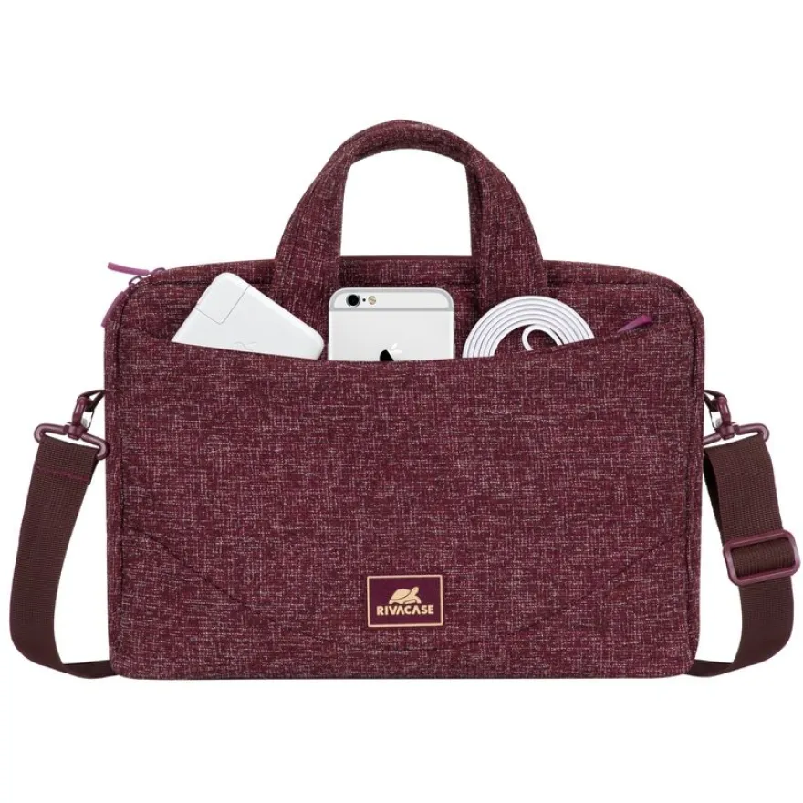 RIVACASE Anvik - Sacoche pour ordinateur portable 14" - rouge bourgogne