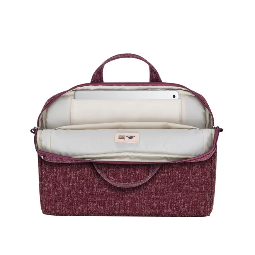 RIVACASE Anvik - Sacoche pour ordinateur portable 14" - rouge bourgogne