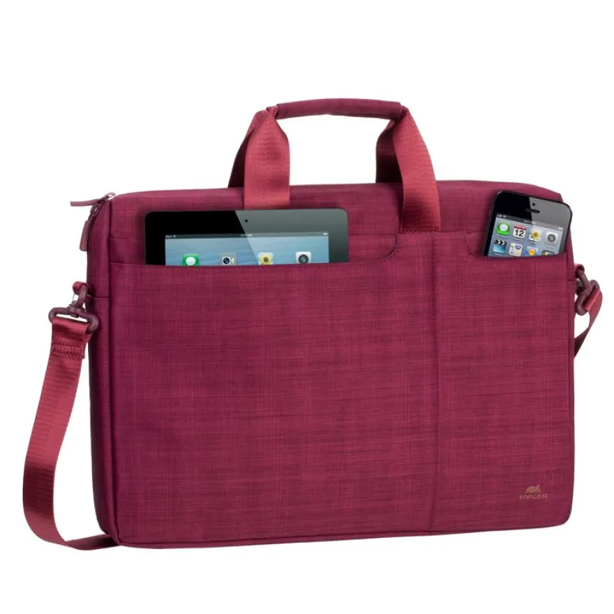 RIVACASE Biscayne - Sacoche pour ordinateur portable 15,6" - rouge