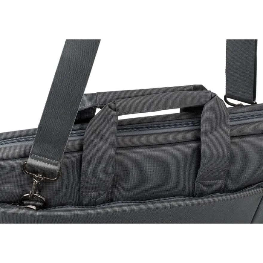 RIVACASE Central - Sacoche pour ordinateur portable 17,3" - gris foncé