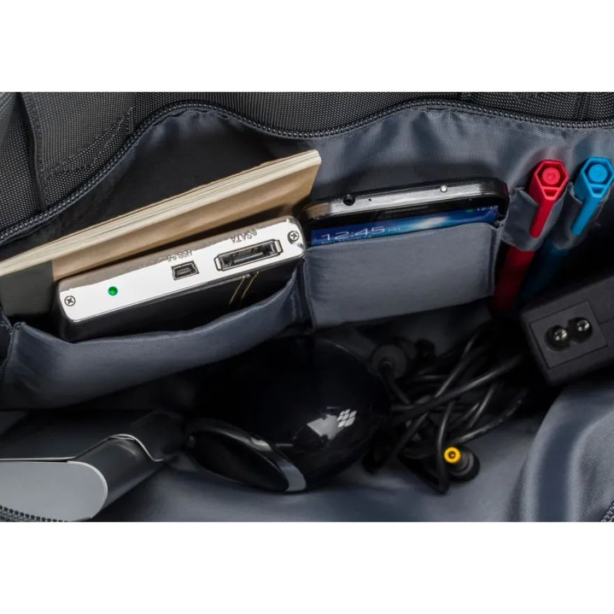 RIVACASE Central - Sacoche pour ordinateur portable 17,3" - gris foncé