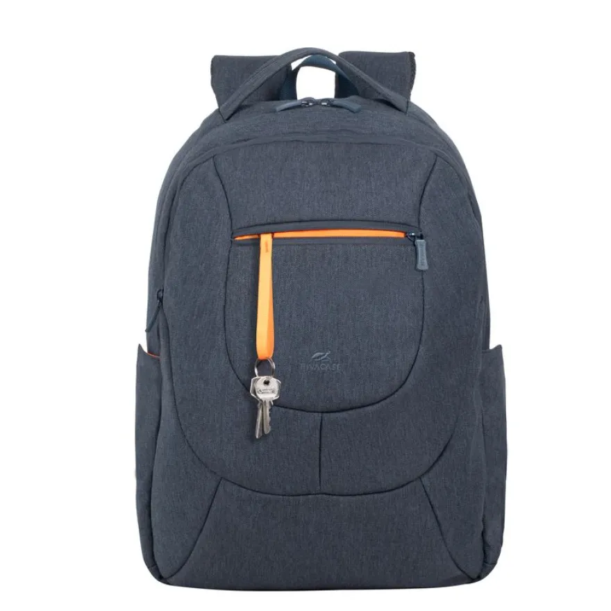 RIVACASE Galapagos - Sac à dos pour ordinateur portable 15,6" - gris foncé