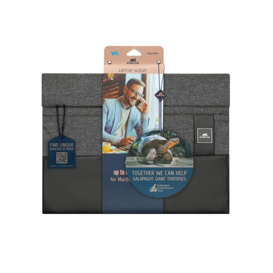 RIVACASE Lantau - Housse pour ordinateur portable 15,6" - noir