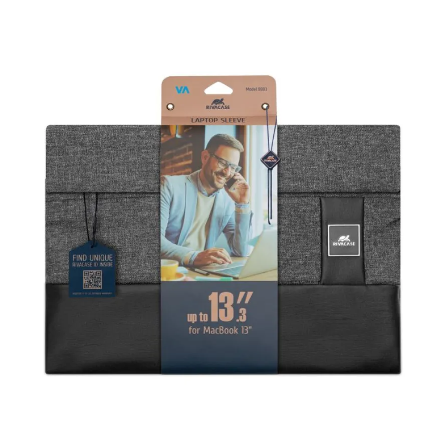 RIVACASE Lantau - Housse pour ordinateur portable 13,3" - noir