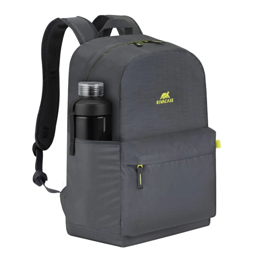 RIVACASE Mestalla - Sac à dos pour ordinateur portable 15,6" - gris