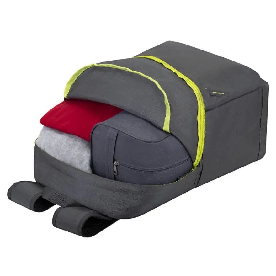 RIVACASE Mestalla - Sac à dos pour ordinateur portable 15,6" - gris