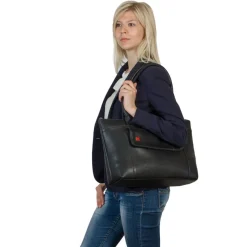 RIVACASE Orly - Sacoche féminine pour ordinateur portable 15,6" - noir