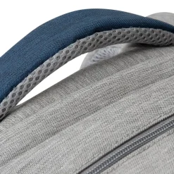 RIVACASE Prater - Sac à dos connecté pour ordinateur portable 17,3" - gris/bleu nuit
