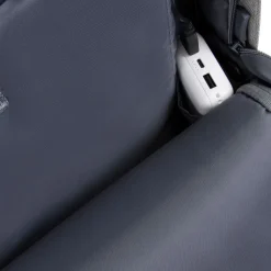 RIVACASE Prater - Sac à dos connecté pour ordinateur portable 15,6" - gris/bleu nuit