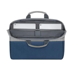 RIVACASE Prater - Sacoche pour ordinateur portable 15,6" - gris/bleu nuit
