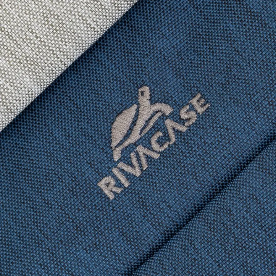RIVACASE Prater - Sacoche pour ordinateur portable 15,6" - gris/bleu nuit