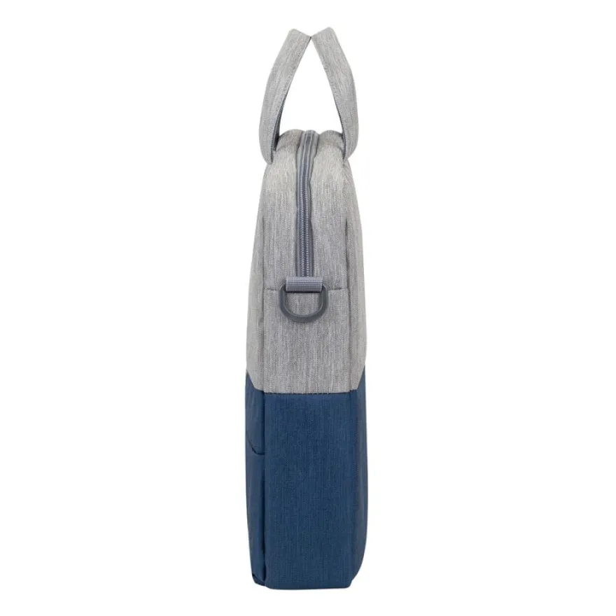 RIVACASE Prater - Sacoche pour ordinateur portable 15,6" - gris/bleu nuit