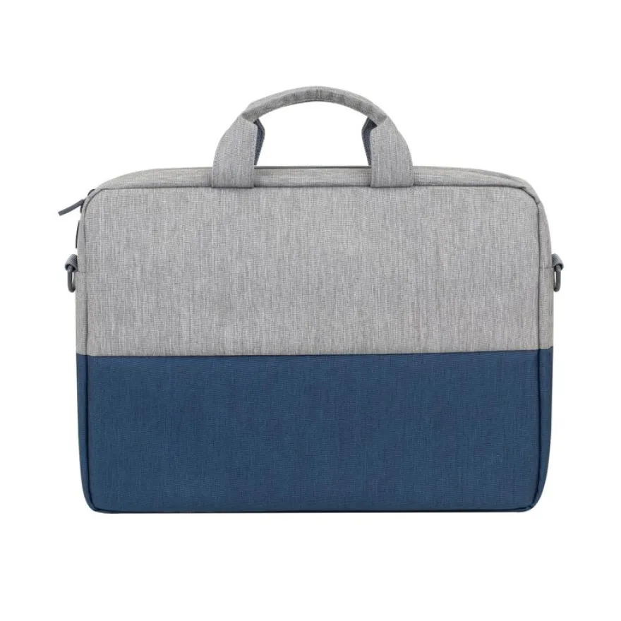 RIVACASE Prater - Sacoche pour ordinateur portable 15,6" - gris/bleu nuit