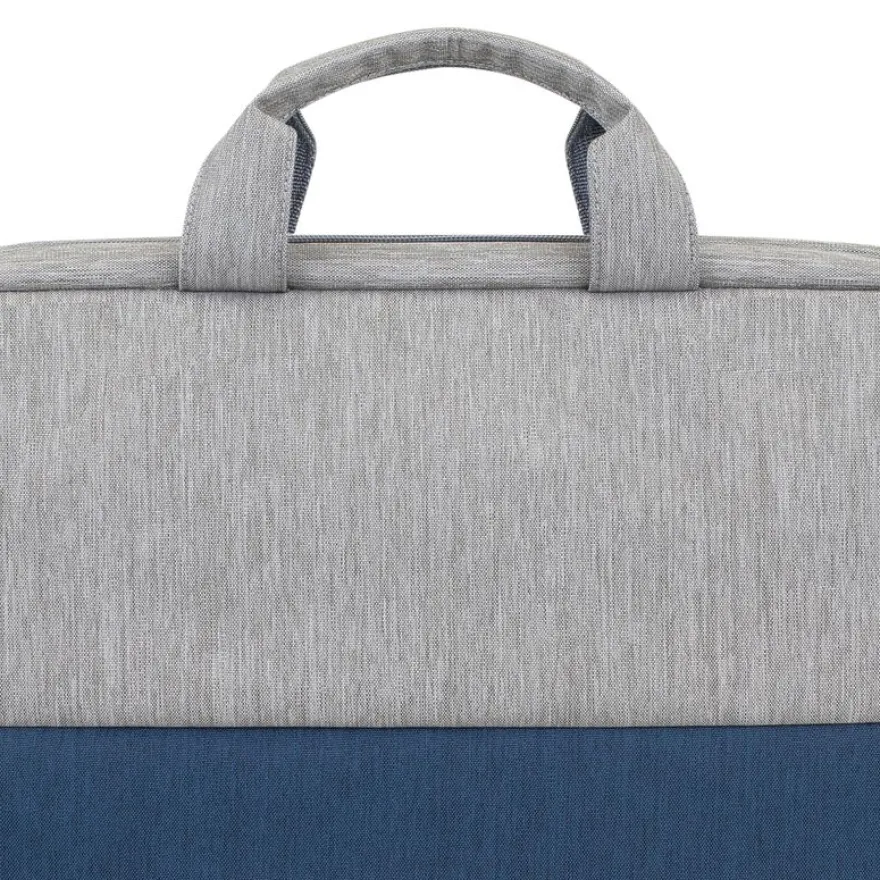 RIVACASE Prater - Sacoche pour ordinateur portable 15,6" - gris/bleu nuit