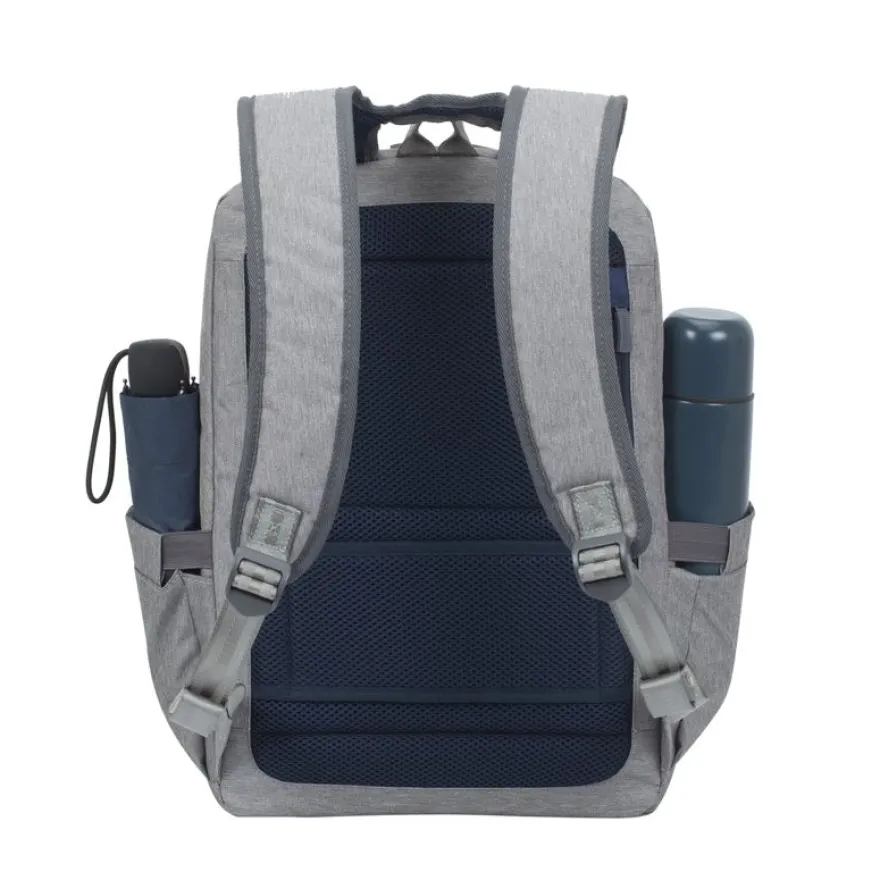 RIVACASE Suzuka - Sac à dos pour ordinateur portable 15,6" - gris