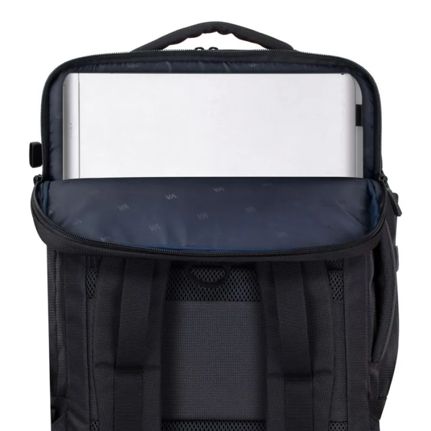 RIVACASE Tegel Eco - Sac à dos pour ordinateur portable 17,3" - noir
